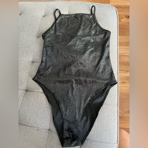 Black Sparkly Bodysuit